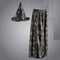 SPIDER WEB DESIGN WITCH HAT CAPE SET. 11926