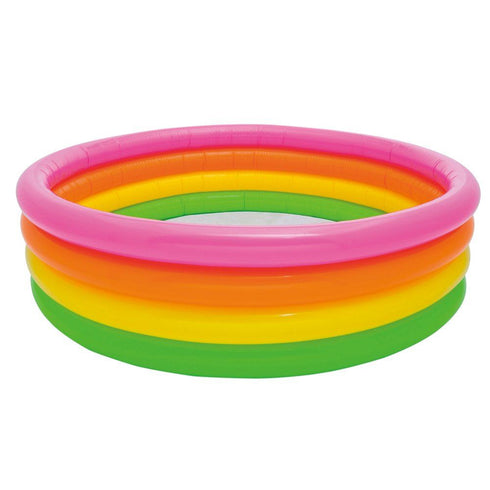 Sunset Glow Pool - INTEX Inflatable 4 Ring 1.68M X 46CM
