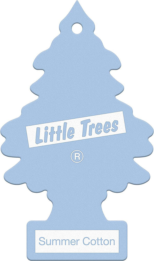 LITTLE TREES CAR AIR FRESHENER - SUMMER COTTON. MTR0068
