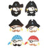 6PK EVA PIRATE MASK. 390117