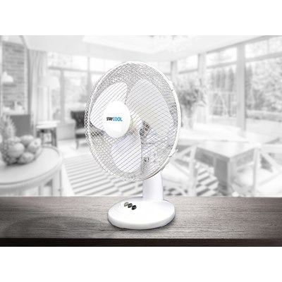 STAYCOOL 16" (40CM) DESK FAN - WHITE. F1021WH