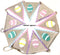 JUTE HESSAIN EASTER PARTY BUNTING DECORATION 180CM. EA0113