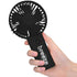 BREEZE RECHARGEABLE LARGE HAND FAN - BLACK. DTDF1030B