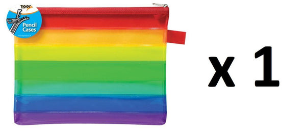 Rainbow Pencil Case - TIGER A5 T301758 | Vibrant Storage Solution