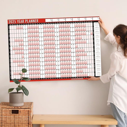 2024 Wall Planner - Tallon Full Year Calendar 3805 for 2024-2025