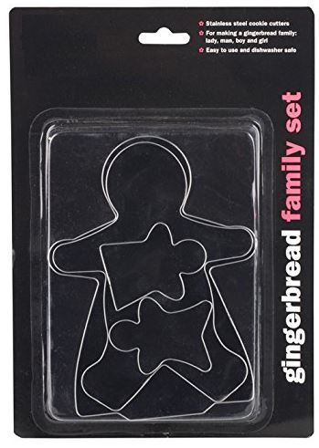 Gingerbread Cutter Set - CHEF AID 4 Piece Metal 10E00070