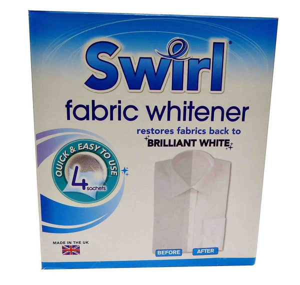 Fabric Whitener Sachets - SWIRL 4x30g for Brighter Clothes