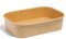 GRAB & GO BROWN PAPER RECTANGLE FOOD CONTAINER 26OZ / 750ML 50/PK. 11051.075