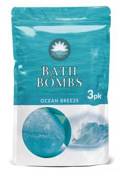 Ocean Breeze Bath Bombs - Elysium Spa Relaxation Pack ELY1025