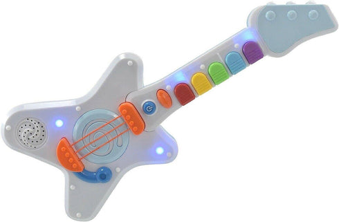 INFUNBEBE ROCK N ROLL LIGHT UP & SOUNDS GUITAR. TY2434