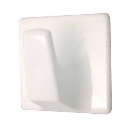 Large Adhesive Hooks - STAR PACK 2 Self Adhesive Square White 72517