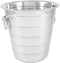 STAINLESS STEEL CHAMPAGNE BUCKETS 5 RIBBED 21CM. TS382
