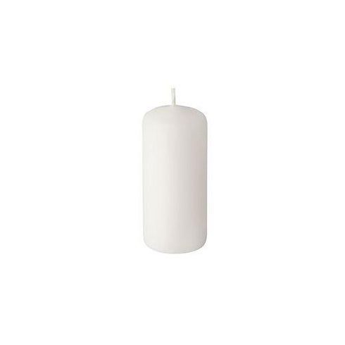 PACK OF 10 WHITE PILLAR CANDLES 40 X 90 MM. PS17915
