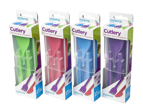 SISTEMA FOLD AWAY PLASTIC CUTLERY SET. S1917