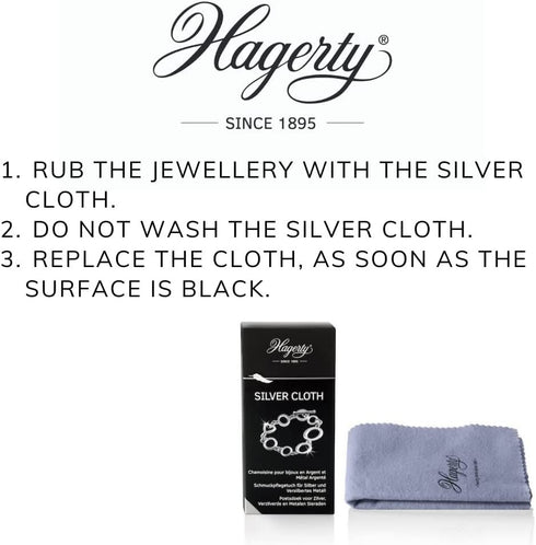 Silver Polishing Cloth - Hagerty 30cm x 36cm A100698
