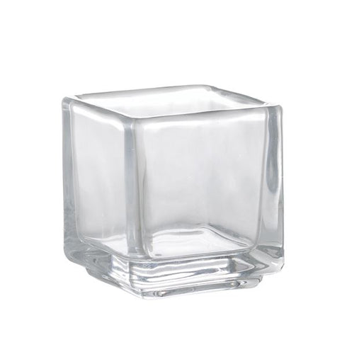 PRICES GLASS SQUARE TEALIGHT HOLDER. GS010600