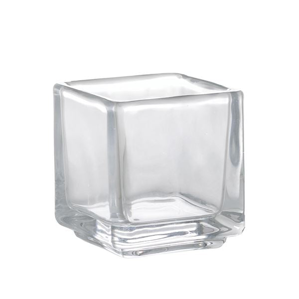 PRICES GLASS SQUARE TEALIGHT HOLDER. GS010600