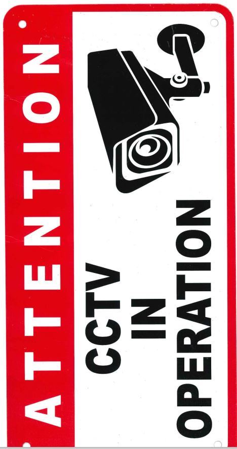 Metal Dog Sign - Durable 30cm x 15cm Warning Plaque JL1122