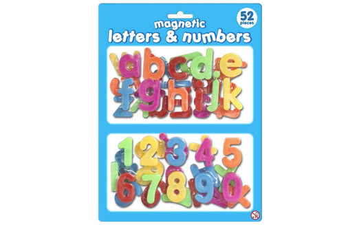 Magnetic Alphabet Set - 52 Pcs Letters & Numbers for Kids TY9025