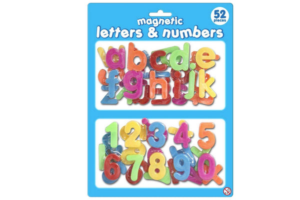 Magnetic Alphabet Set - 52 Pcs Letters & Numbers for Kids TY9025