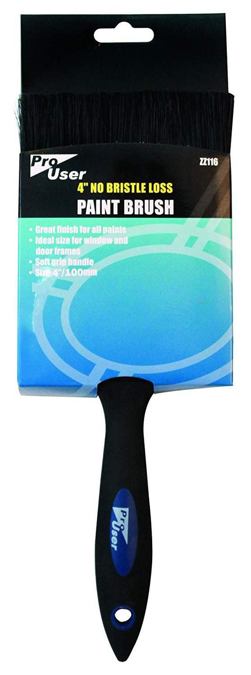 No Bristle Loss Brush - BLACKSPUR 4 Inch Paint Tool ZZ116