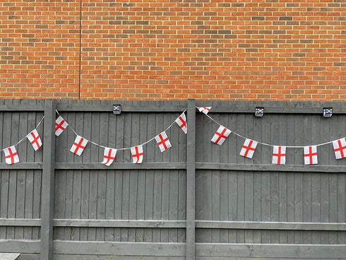 SHATCHI ENGLAND ST GEORGES BUNTING 20 FLAG 10M. 117940