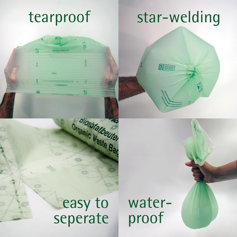 SEALAPACK BIODEGRADABLE FOOD WASTE BAGS 10L 25/PK. SAP1085