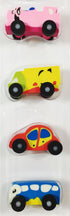 CUTE ANIMAL OR CAR VEHICLE ERASER SET ASSORTED SUPPLIED. 801738