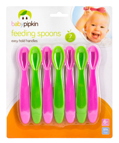BABYPIPKIN FEEDING SPOONS 7/PK. Z66001