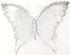 SILVER / PURPLE LAYER ORGANZA BUTTERFLY CLIP. PM551129