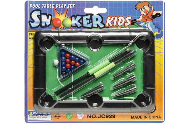 MINI POOL TABLE SNOOKER PLAY SET. LG7162