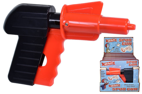 Spud Gun Toy in Open Touch Hanging Box - Classic Play TY1665