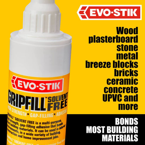 Solvent Free Adhesive - EVO-STIK GRIPFILL 350ML 30812124