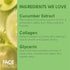 FACE FACTS SOOTHE PUFFY TIRED EYES GEL EYE PATCHES - COLLAGEN & CUCUMBER. 82138-150