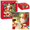 GIFTMAKER TRADITIONAL SANTA CHRISTMAS GREETINGS CARDS 10/PK. GC821