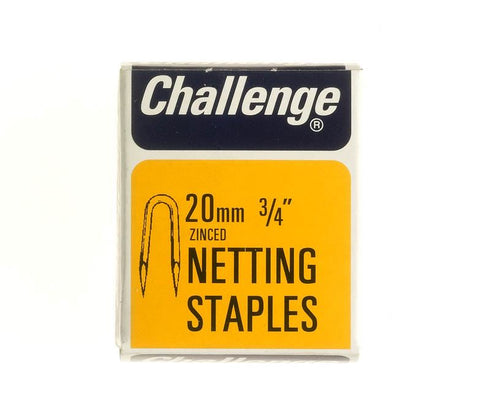 Netting Staples 20mm - Zinc Plated for Durability 40g Pack