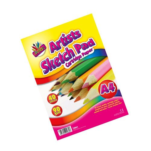 A4 Sketch Pad - Tallon 40 Sheets T5680 for Artists & Designers