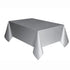 Silver Table Cover - Caroline Plastic 54x108 Inch Protection