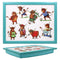 HIGHLAND COW LAPTRAY WITH BEAN BAG FOR SERVING DISHES. LP74905