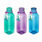 SISTEMA SQUARE ASSORTED COLOUR WATER BOTTLE 725ML. SIS880