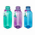 SISTEMA SQUARE ASSORTED COLOUR WATER BOTTLE 725ML. SIS880