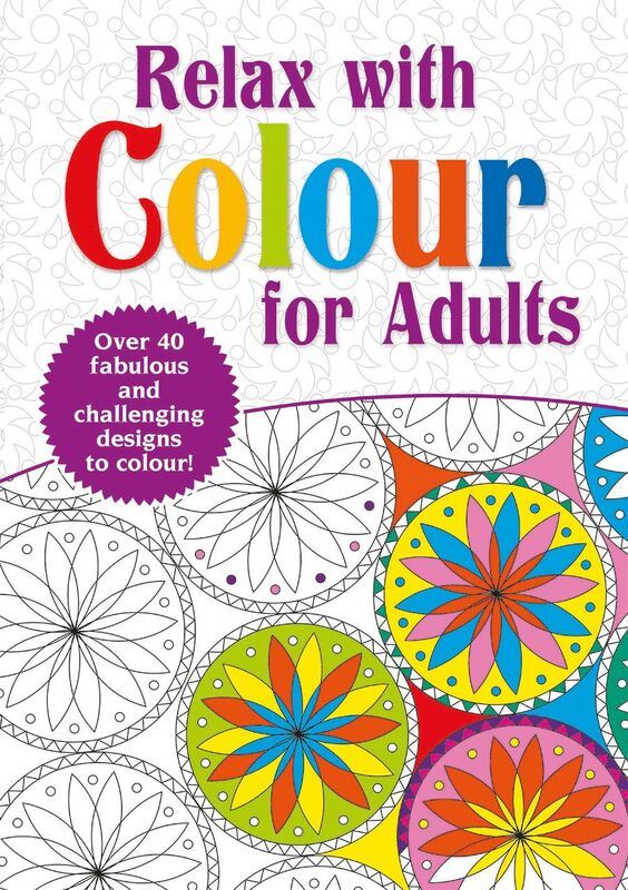 Adult Coloring Book - Unwind with RELAX WITH COLOUR 2898/CARE