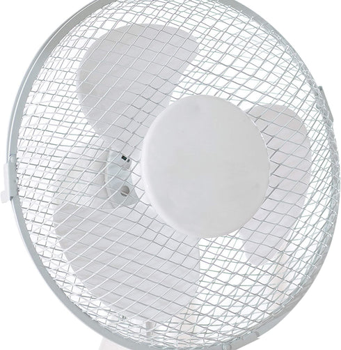 FINE ELEMENTS OSCILLATING 9 INCH DESK FAN WITH 2 SPEED SETTINGS. COL1250GE