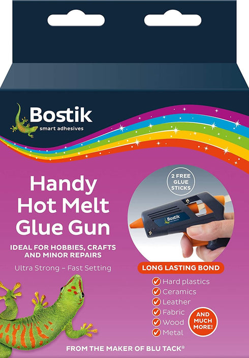 Hot Melt Glue Gun - BOSTIK HANDY 30813546 for Crafting & Repairs