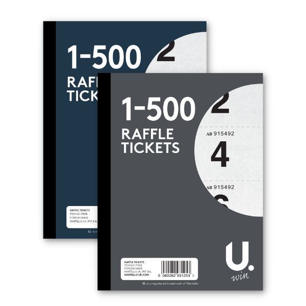 U. WIN RAFFLE CLOAKROOM TICKETS 1-500. P1018