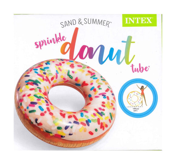 Donut Pool Float - INTEX 39 Inch Sprinkle Tube | TY0473