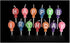 GSD HAPPY BIRTHDAY BALLOON SHAPE PARTY CANDLES. 941650