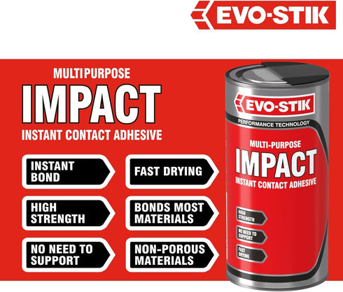 Instant Contact Adhesive - EVO-STIK 500ML 30812366