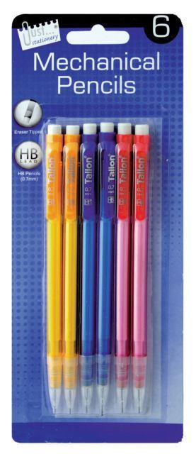 Mechanical Pencil Pack - TALLON Assorted Colours 6PK T1008