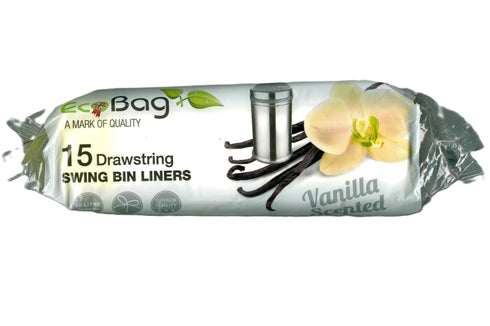 Scented Bin Liners - ECO BAG 15 Drawstring Swing Bin Liners 50L